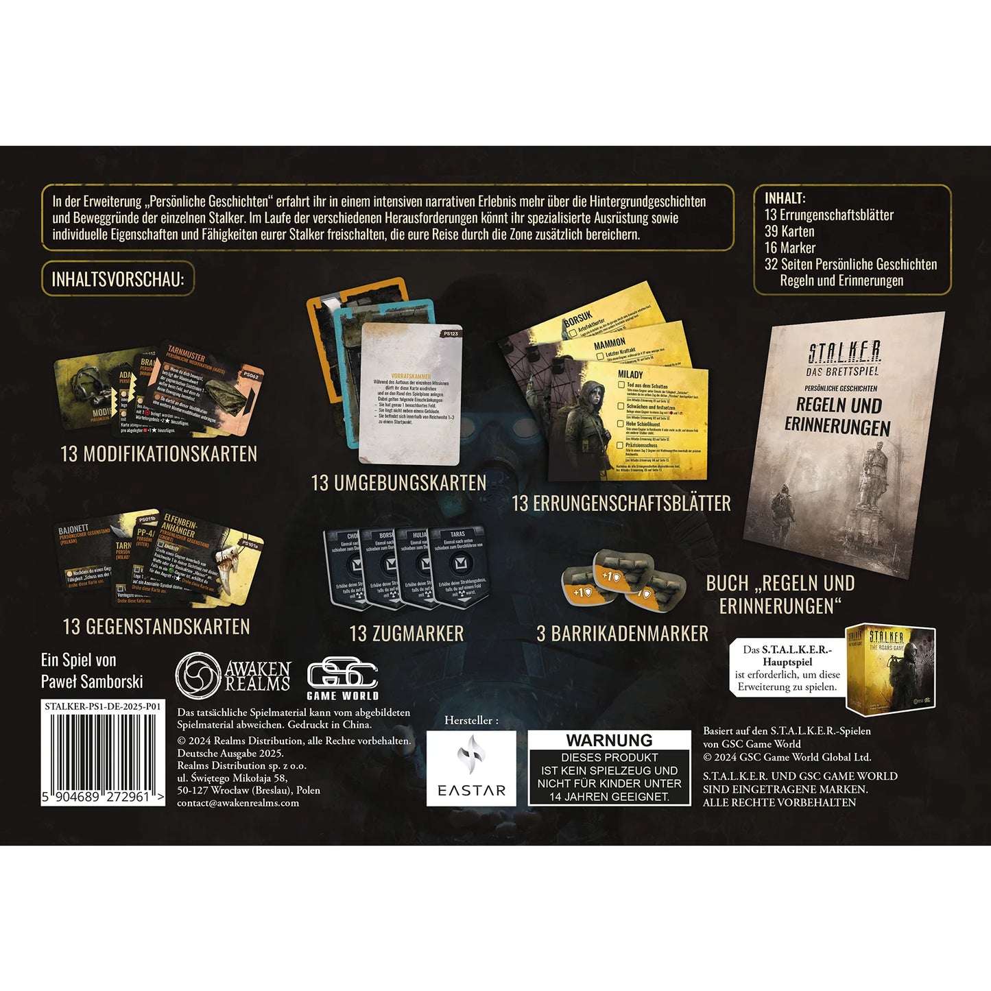 Preorder - STALKER: Das Brettspiel – Persönliche Geschichten