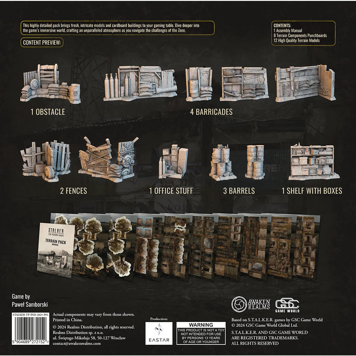 Preorder - STALKER: The Board Game – Terrain Model Pack