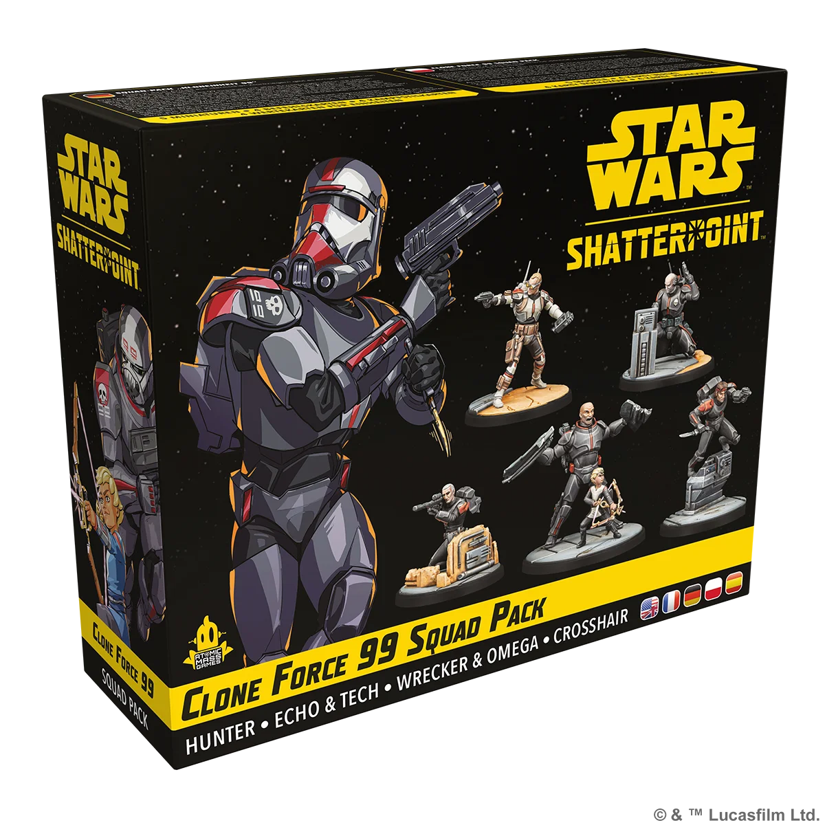 Preorder - Star Wars: Shatterpoint –Clone Force 99 Squad Pack (Squad-Pack Kloneinheit 99)