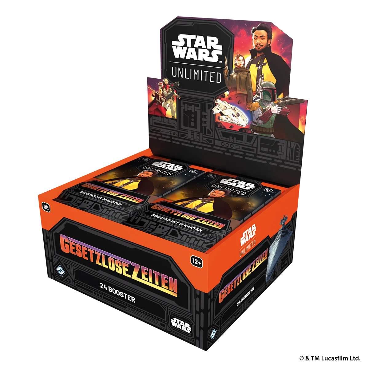 Star Wars: Unlimited – Gesetzlose Zeiten (Booster-Display)