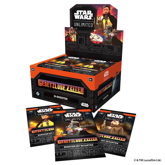 Star Wars: Unlimited – Gesetzlose Zeiten (Booster-Display)