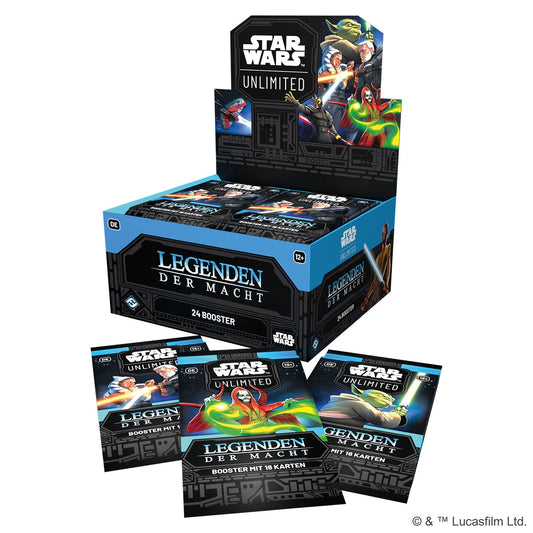 Preorder - Star Wars: Unlimited – Legenden der Macht (Booster-Display)
