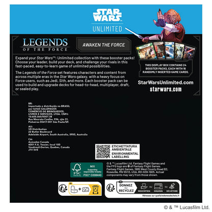 Preorder - Star Wars: Unlimited – Legends of the Force (Booster-Display)