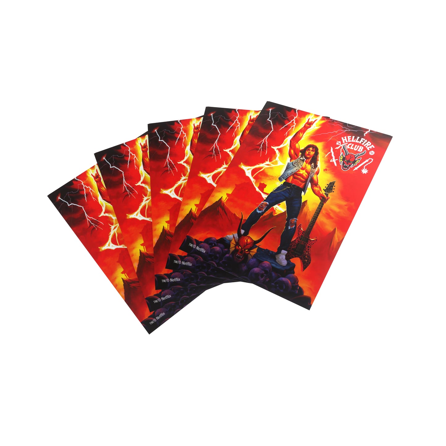 Preorder - Stranger Things - Hellfire Club Art Sleeves Eddie Munson