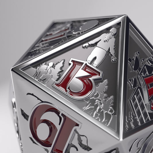 Preorder - Stranger Things - Hellfire Club Premium Metal D20 Die