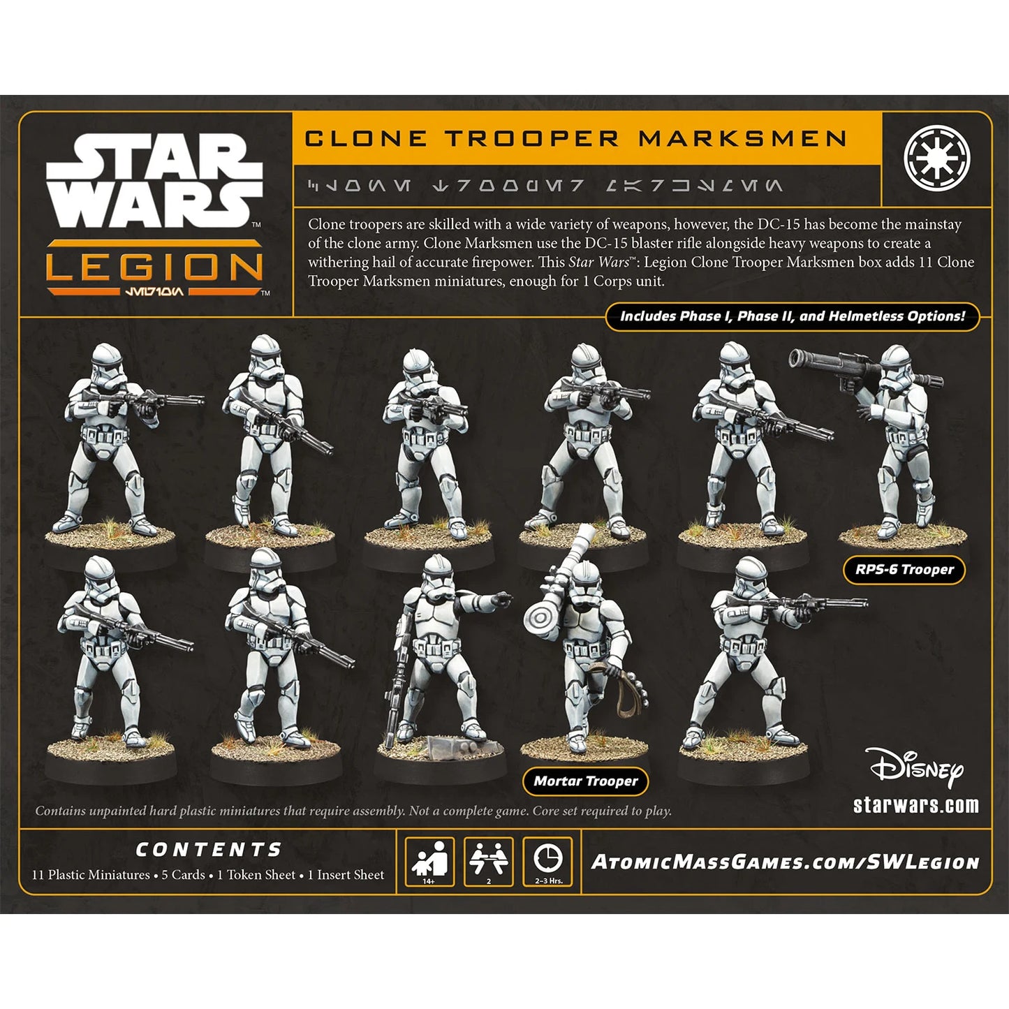 Preorder - Star Wars: Legion – Clone Trooper Marksmen