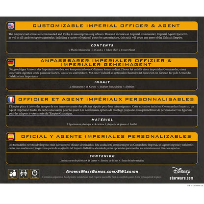 Preorder - Star Wars: Legion – Customizable Imperial Officer & Agent