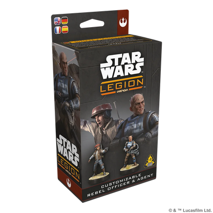 Preorder - Star Wars: Legion – Customizable Rebel Officer & Agent