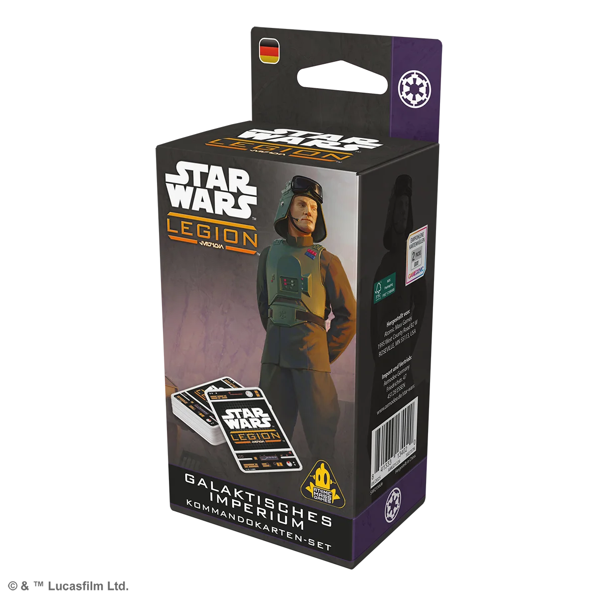 Star Wars: Legion – Galaktisches Imperium Kommandokarten-Set