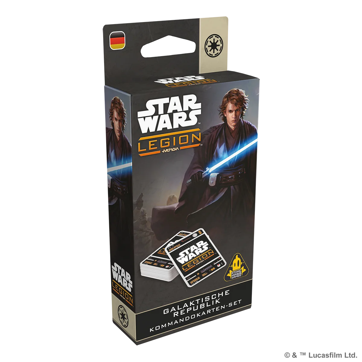 Star Wars: Legion – Galaktische Republik Kommandokarten-Set