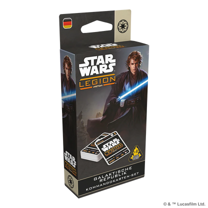 Star Wars: Legion – Galaktische Republik Kommandokarten-Set