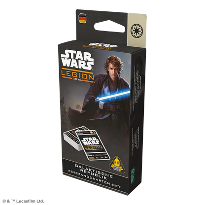 Star Wars: Legion – Galaktische Republik Kommandokarten-Set