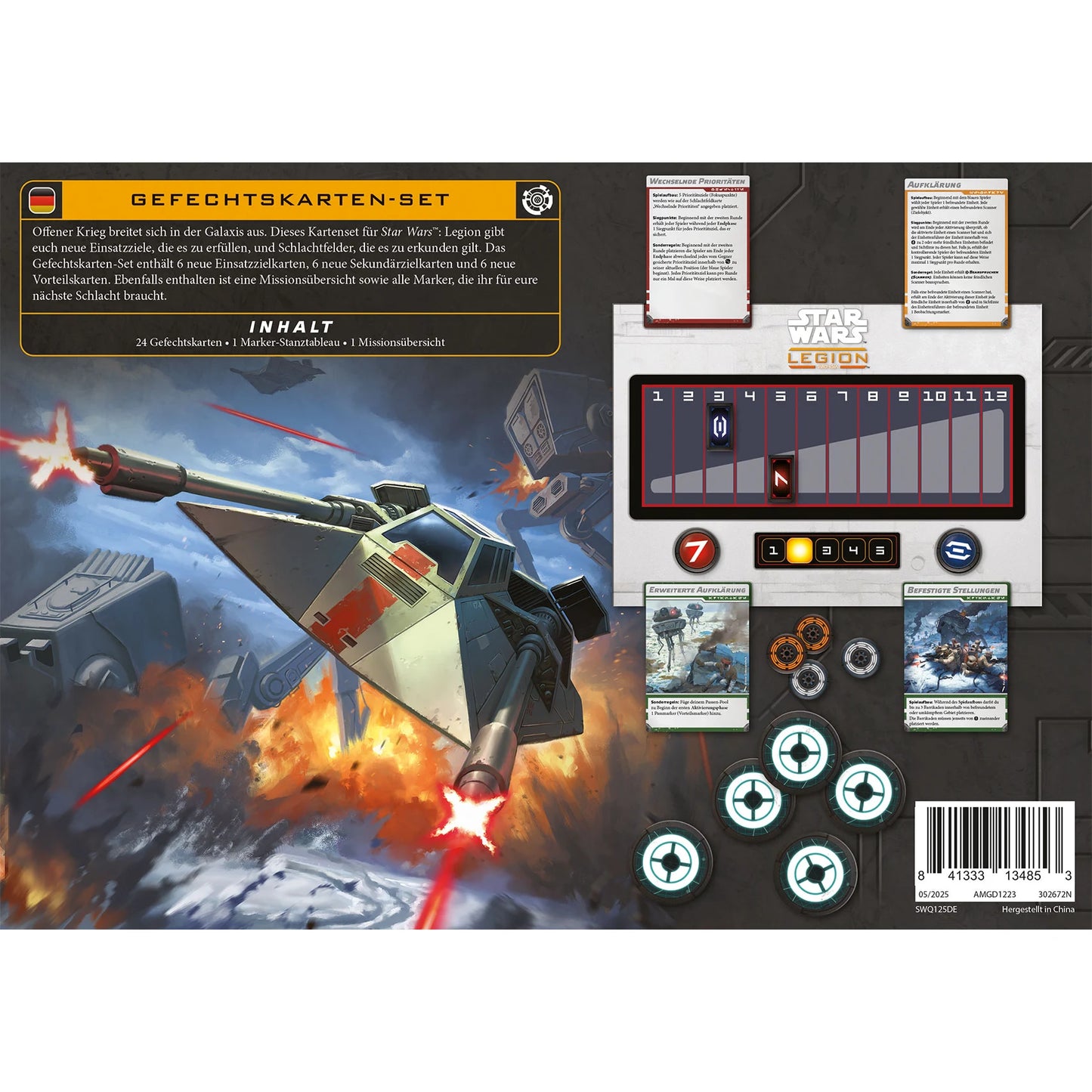Preorder - Star Wars: Legion – Gefechtskarten-Set