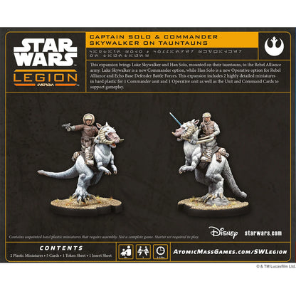 Preorder - Star Wars: Legion – Captain Solo & Commander Skywalker on Tauntauns