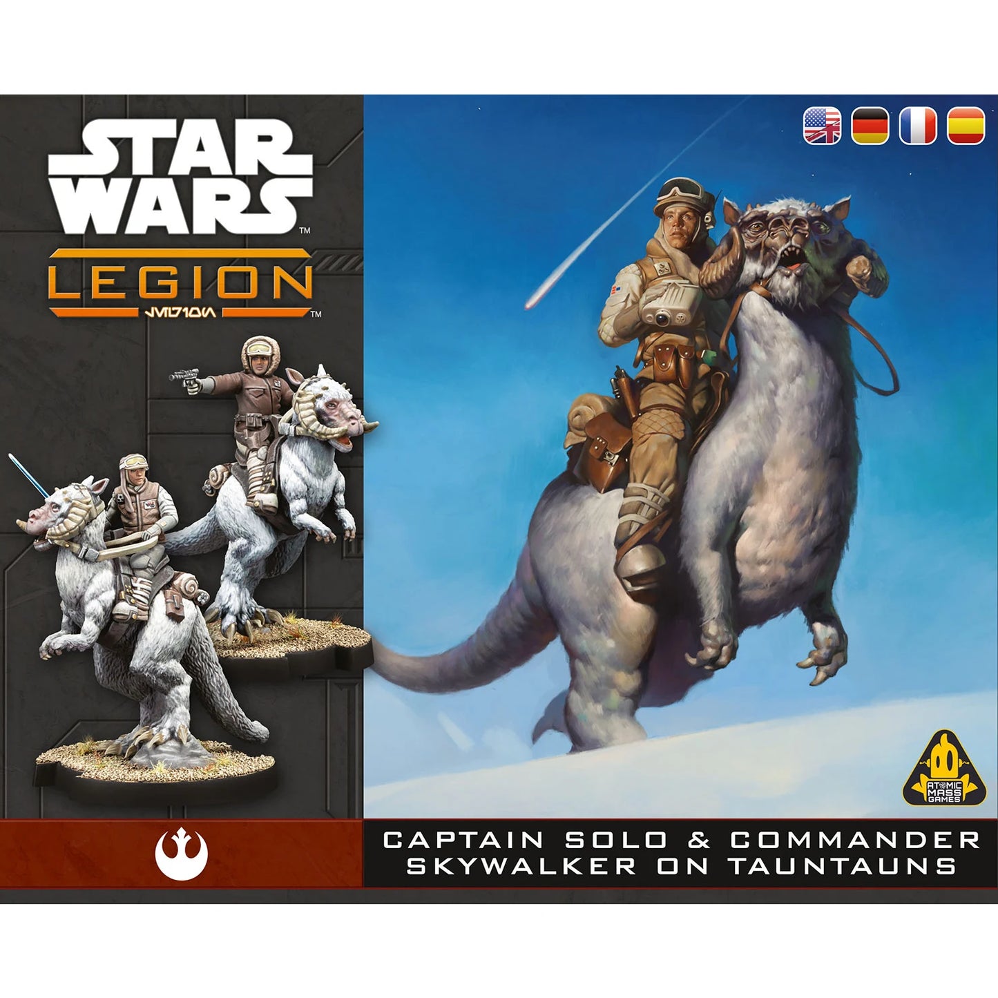 Preorder - Star Wars: Legion – Captain Solo & Commander Skywalker on Tauntauns