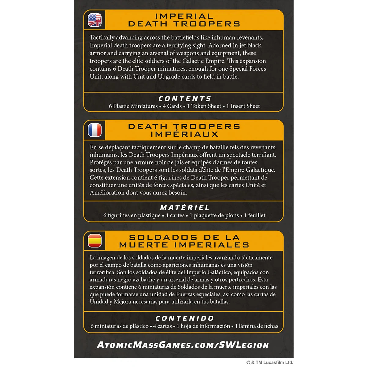 Preorder - Star Wars: Legion – Imperial Death Troopers