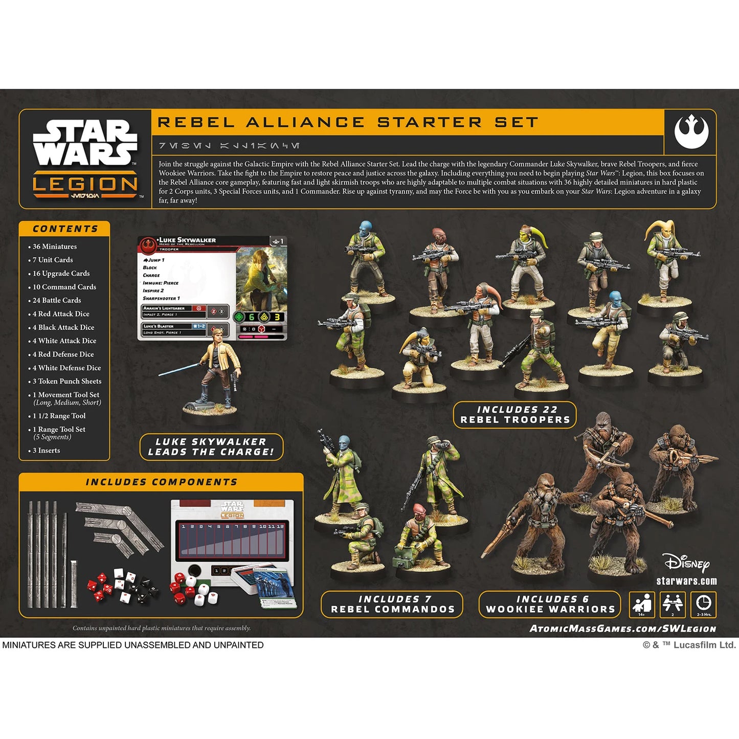 Preorder - Star Wars: Legion – Rebel Alliance Starter Set