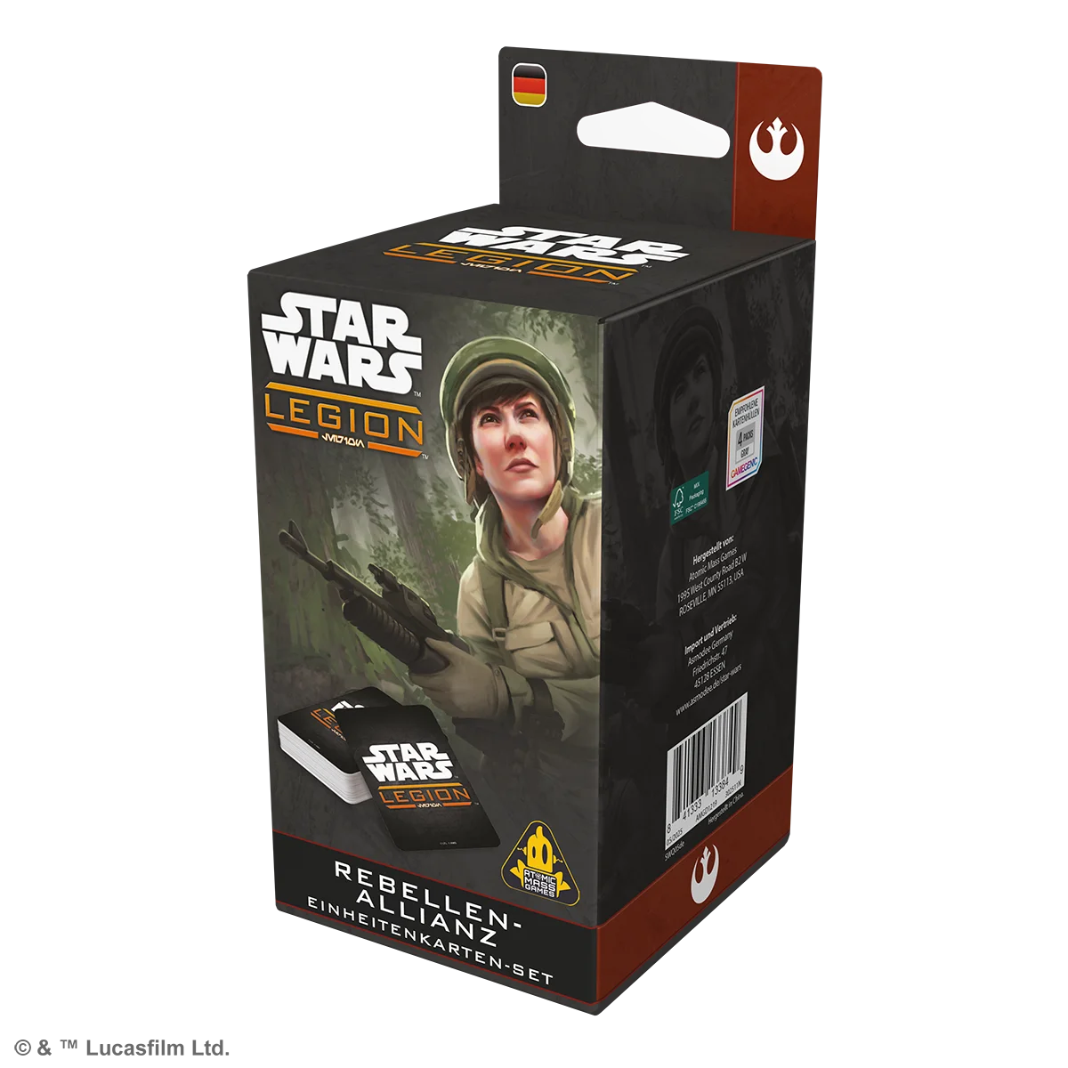 Star Wars: Legion – Rebellenallianz Einheitenkarten-Set