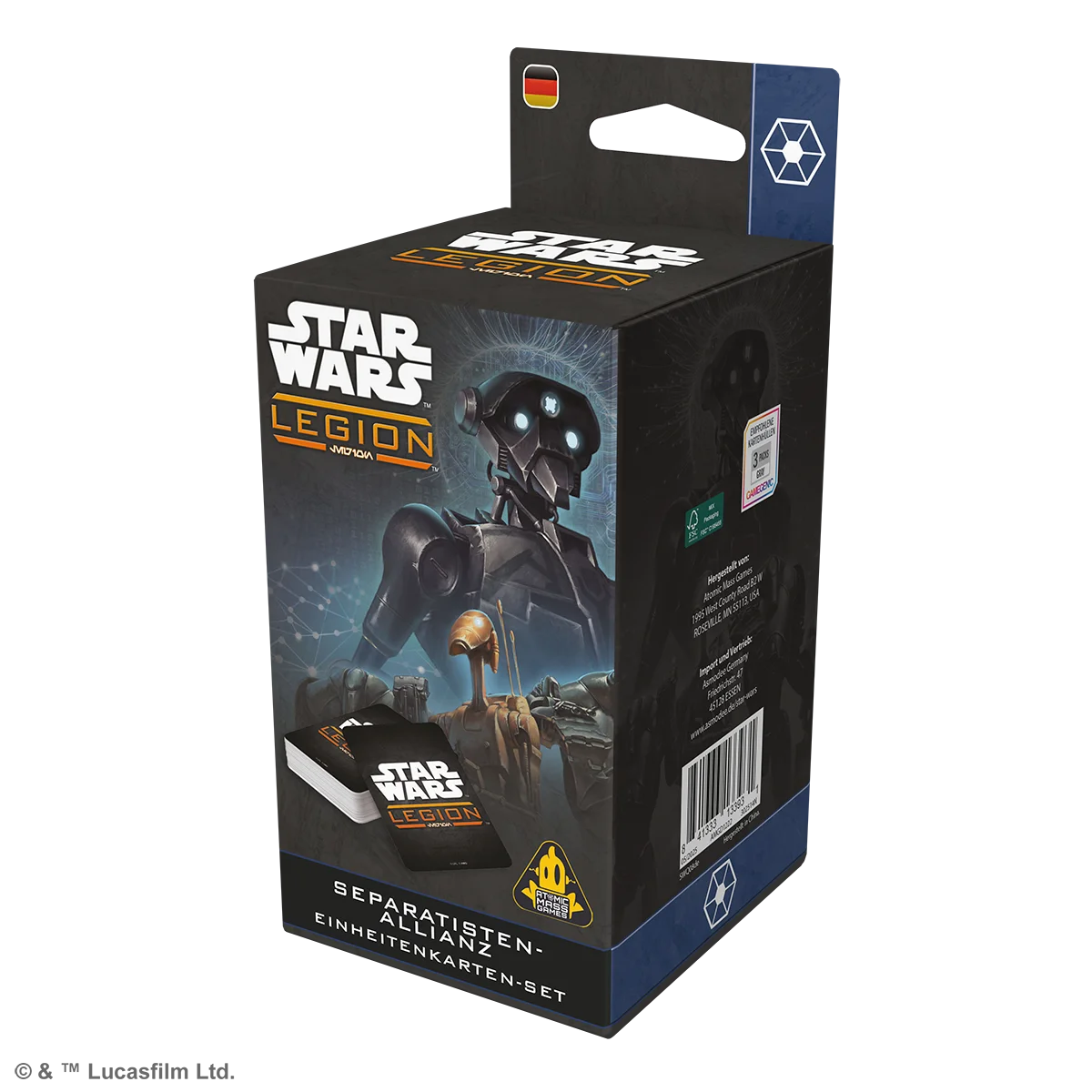 Preorder - Star Wars: Legion – Separatisten-Allianz Einheitenkarten-Set