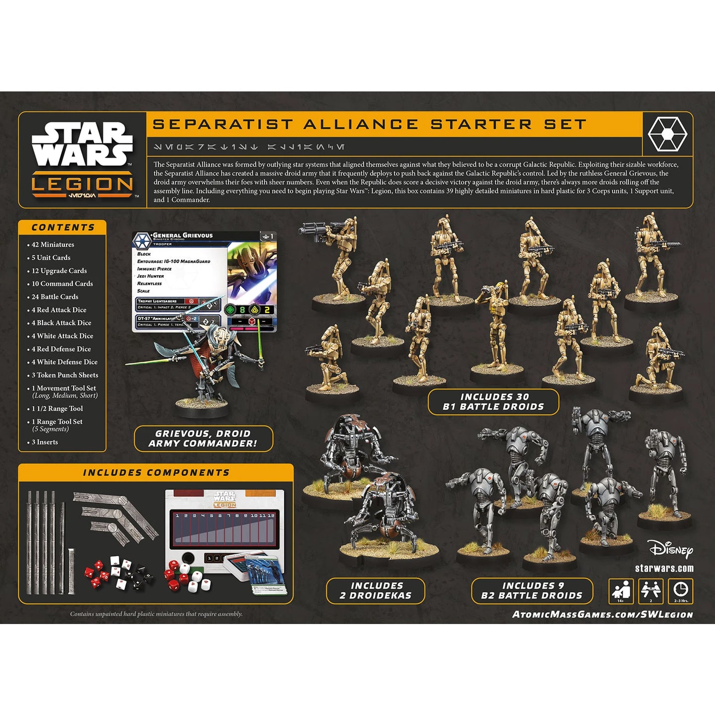 Preorder - Star Wars: Legion – Separatist Alliance Starter Set