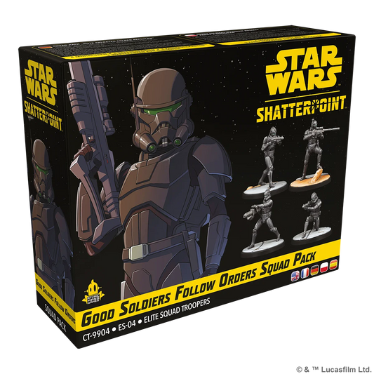 Preorder - Star Wars: Shatterpoint – Good Soldiers Follow Orders Squad Pack („Gute Soldaten folgen Befehlen“)