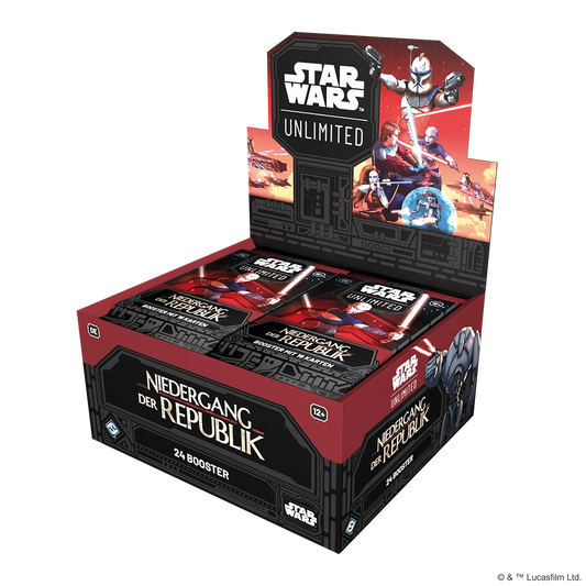 Preorder - Star Wars: Unlimited – Niedergang der Republik (Booster-Display)