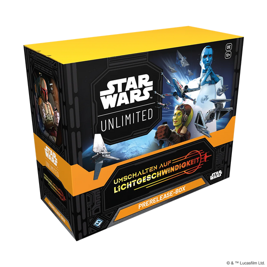 Preorder - Star Wars: Unlimited – Umschalten auf Lichtgeschwindigkeit (Prerelease-Box)