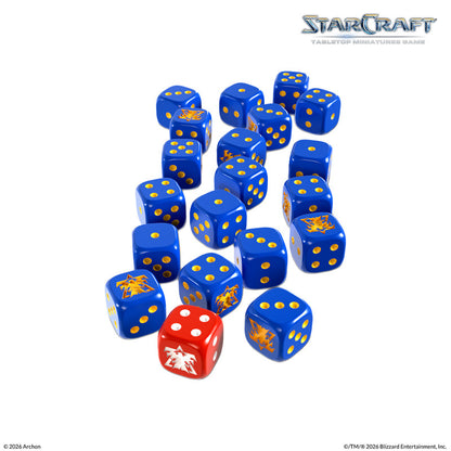 Preorder - Starcraft TMG: Custom Dice Set: Terran (20 Dice)