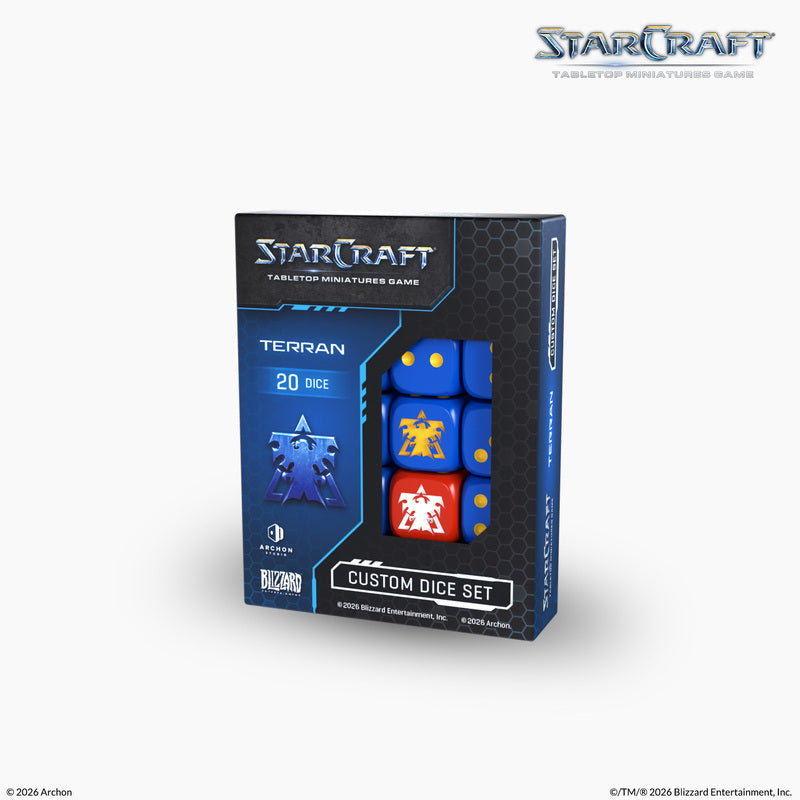 Preorder - Starcraft TMG: Custom Dice Set: Terran (20 Dice)