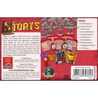 Tiny Epic Dungeons – Storys