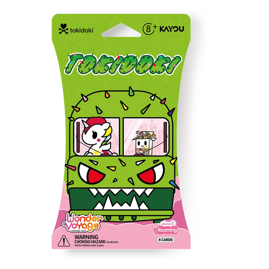 Preorder -- tokidoki TCG-Wonder Voyage Collectible Cards-Roaming Edition-001A-Blister-Display