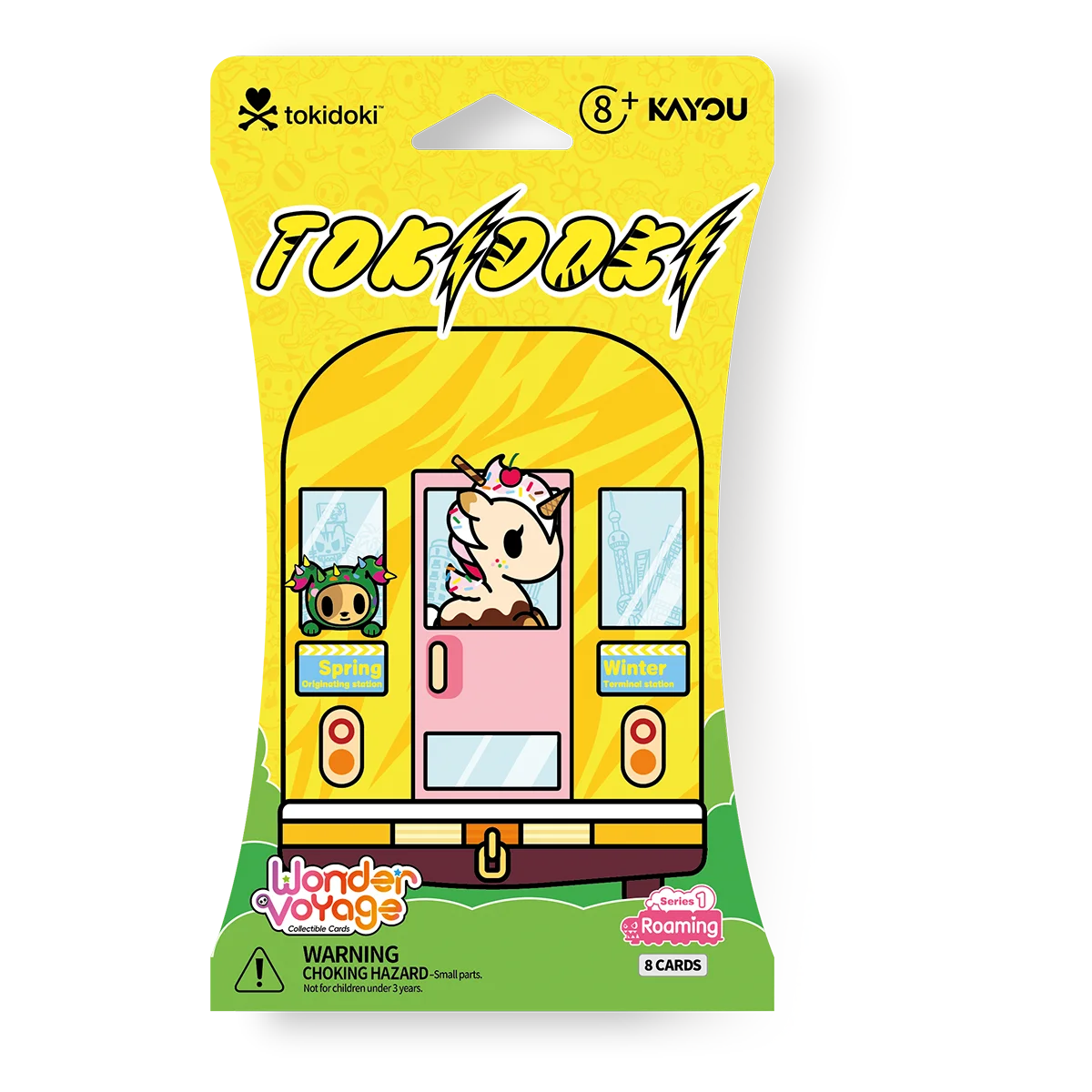 tokidoki-Wonder Voyage Collectible Cards-Roaming Edition-001A-Blister-Display