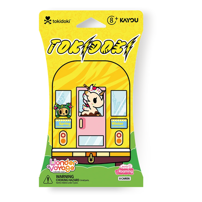 tokidoki-Wonder Voyage Collectible Cards-Roaming Edition-001A-Blister-Display