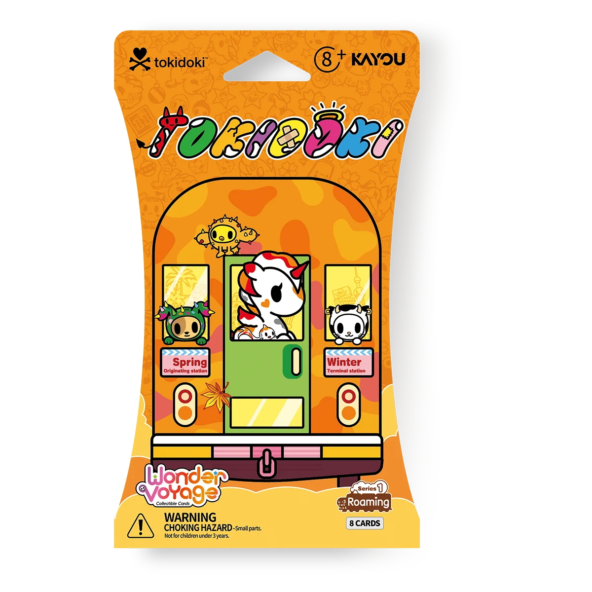 tokidoki-Wonder Voyage Collectible Cards-Roaming Edition-001A-Blister-Display