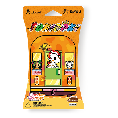 tokidoki-Wonder Voyage Collectible Cards-Roaming Edition-001A-Blister-Display