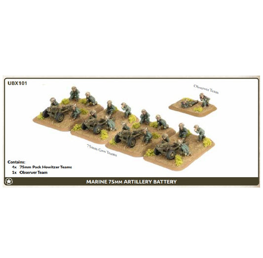 Preorder - Marine 75mm Artillery Battery (x4)