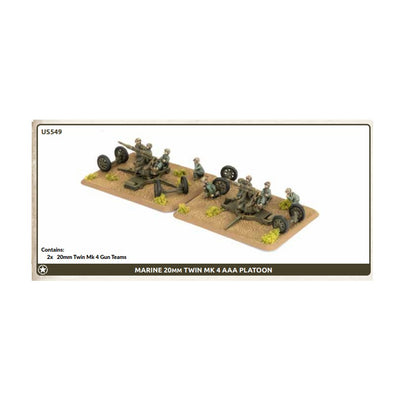 20mm Twin Mk 4 Anti-aircraft Gun (x2)