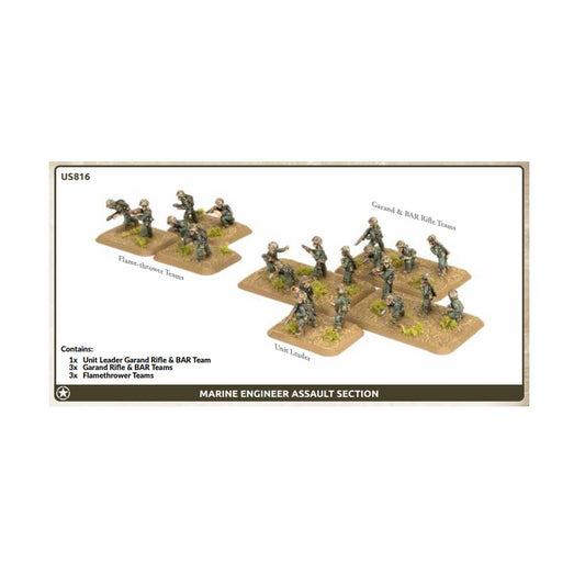 Preorder - Marine Engineer Assault Section (x21 figures)