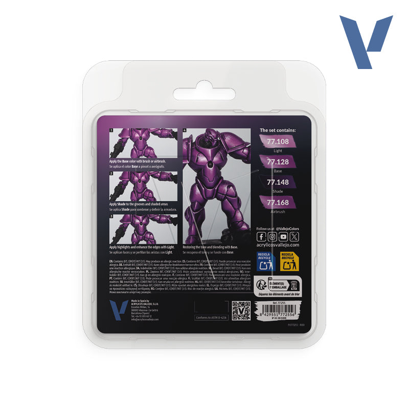TMM PAINT SET Amethyst Purple von Vallejo
