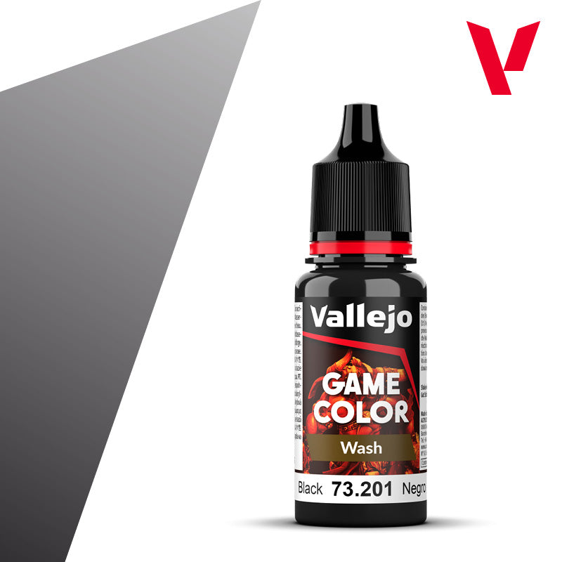 Black  18 ml - Game Color Wash