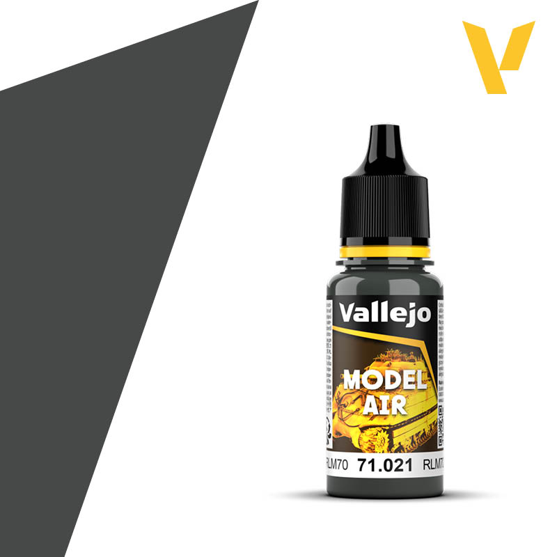 Vallejo Model Air: 021 Black Green, 17 ml