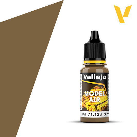 Vallejo Model Air: 71133 Dirt 17 ml