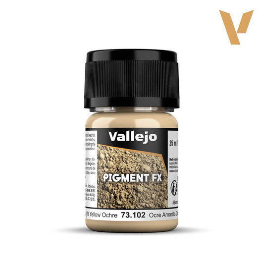 Vallejo Pigment Light Yellow Ocre 30ml