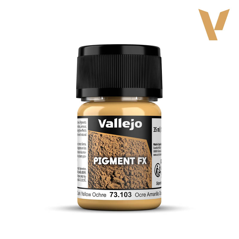 Vallejo Pigment Dark Yellow Ocre 30ml