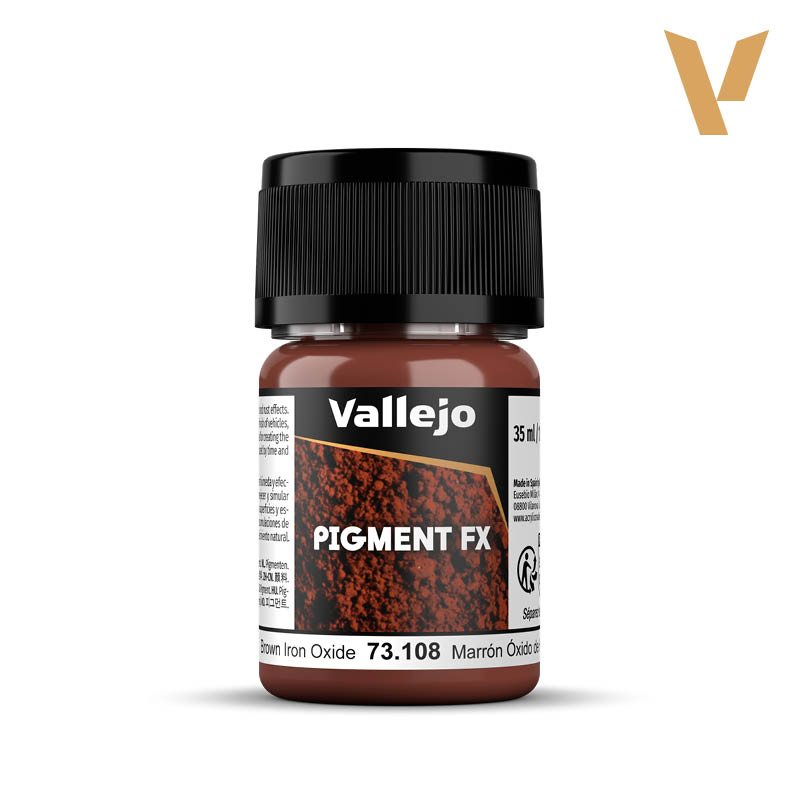 Vallejo Pigment Brown Iron Oxide 35ml