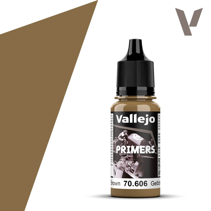 Vallejo Surface Primer German Green Brown (RAL8000) 17ml