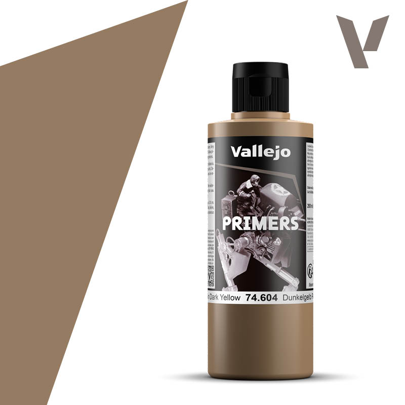 Vallejo Surface Primer German Dark Yellow 200ml