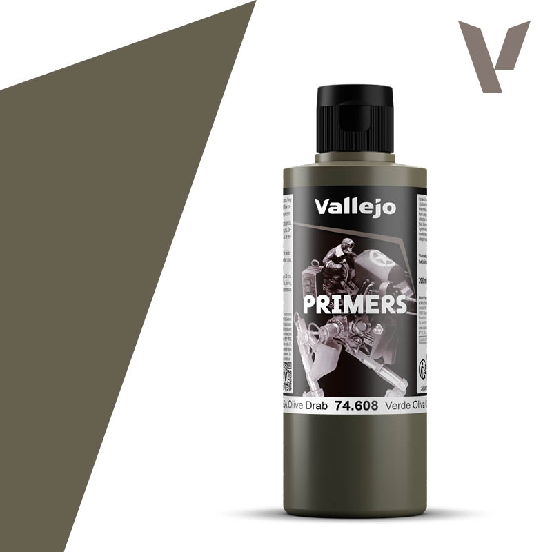 Vallejo Surface Primer USA Olive Drab 200ml