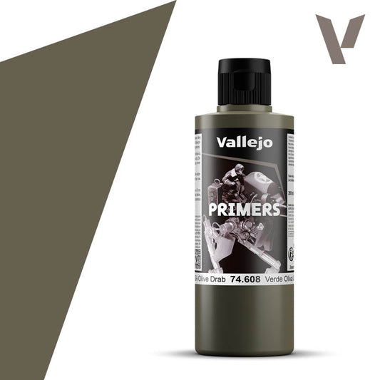 Vallejo Surface Primer USA Olive Drab 200ml