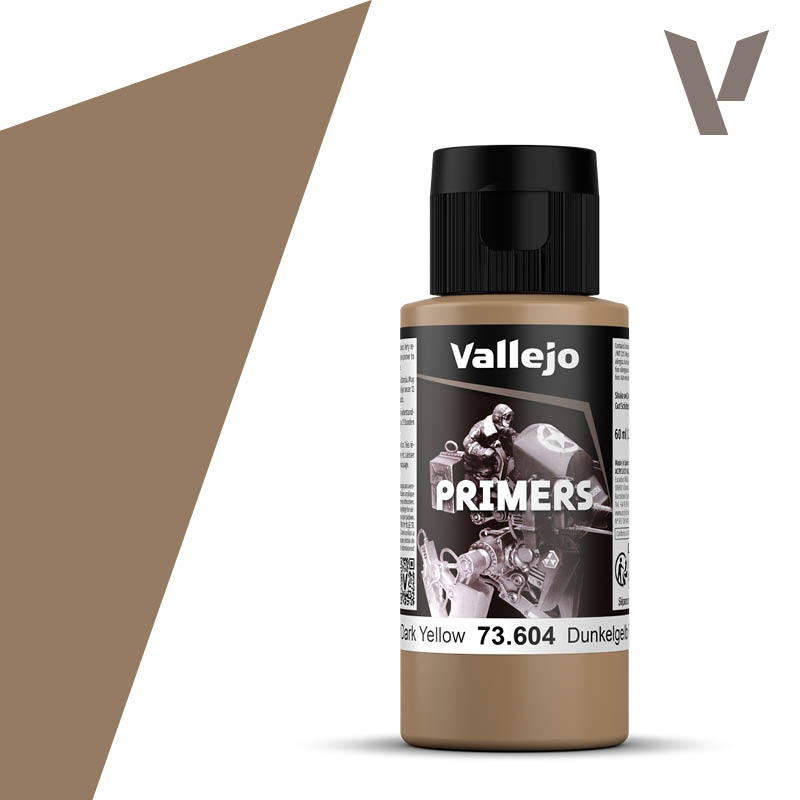 Vallejo Surface Primer German Dark Yellow 60ml